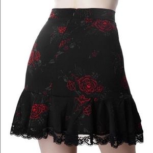 Kill star Anarchy Rose Skirt